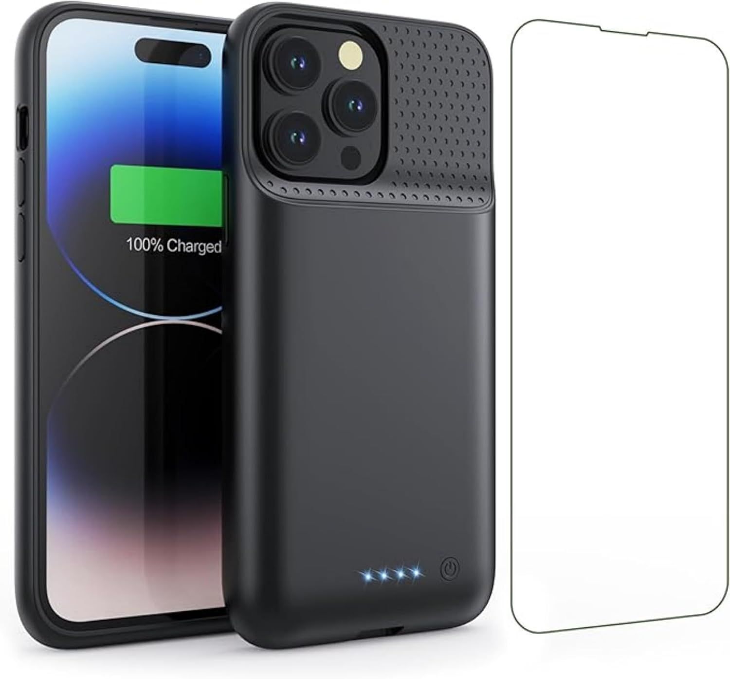 Coque Batterie KALANKA 8600mAh Chargeur externe puissant pour iPhone 14 Plus/14 Pro Max/13 Pro Max (6,7')