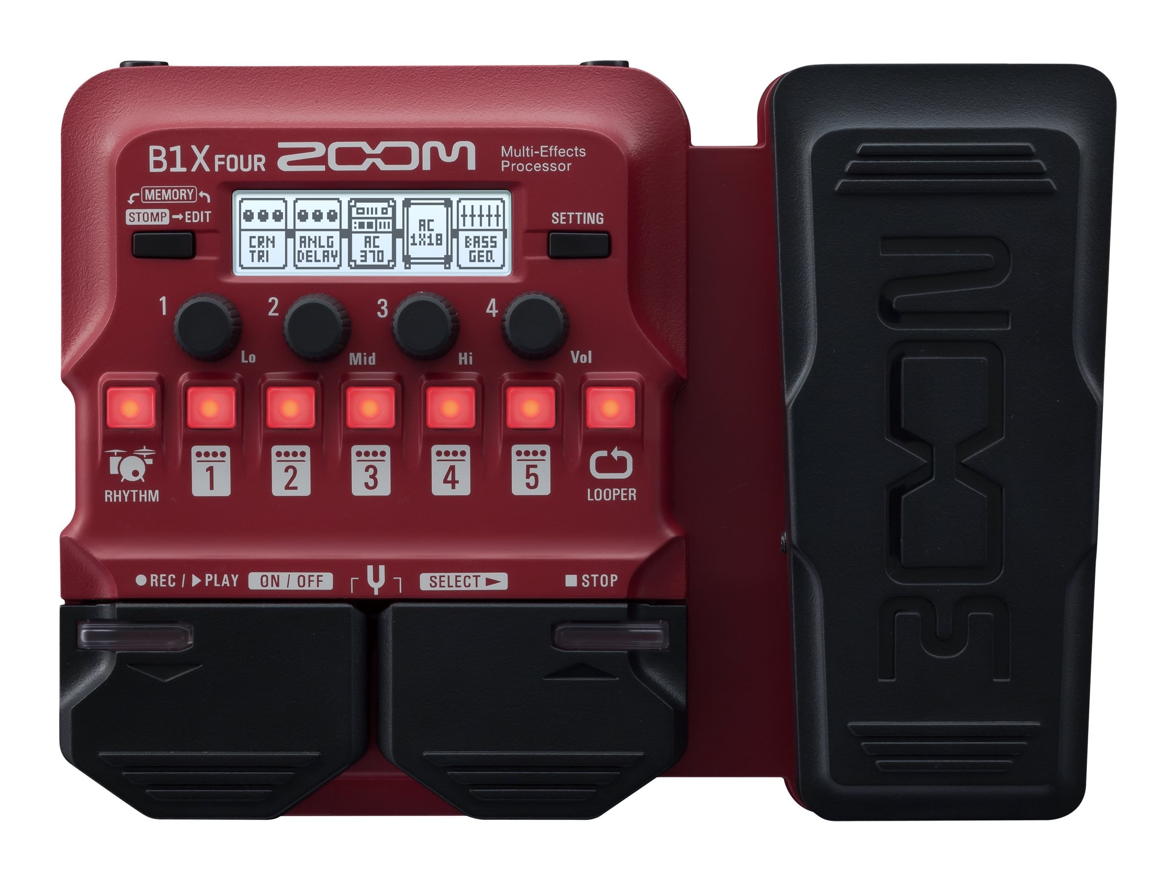Zoom B1X Four - Multi-Effect Bass Pedal