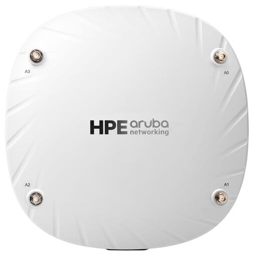 HP Aruba AP-514 (RW) Ceiling-Mounted Wireless Access Point - Bluetooth, Wi-Fi 6, 2.4 GHz & 5 GHz