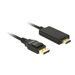Câble adaptateur Delock DisplayPort vers HDMI - 1 m