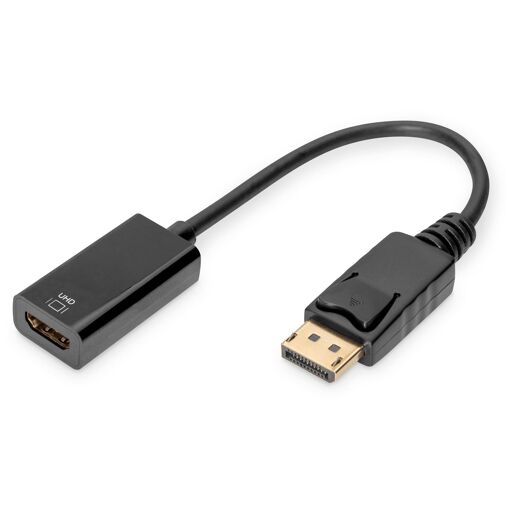 Convertisseur vidéo Assmann - DisplayPort vers HDMI - Noir