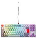 Cherry XTRFY K4V2 - Retro Edition Keyboard - RGB - 80% TKL - Backlit - USB - QWERTY US - Cherry MX2A Red/Gray Switch