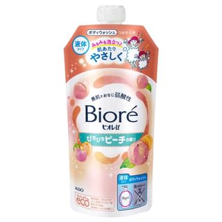 Gel de ducha Kao Biore U a la pera, recarga de 320 ml