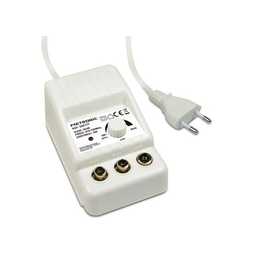 Amplificateur TV Metronic Intérieur UHF