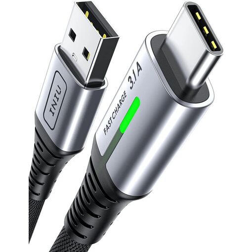 Câble USB C KALANKA, 0,3 m 100W PD 5A Charge Rapide QC 4.0 Type C Nylon Tressé pour iPhone 15 Samsung S23 Ultra iPad Air MacBook Pro Google Pixel 7 Xiaomi Switch PS5 Tablet S8 ECC