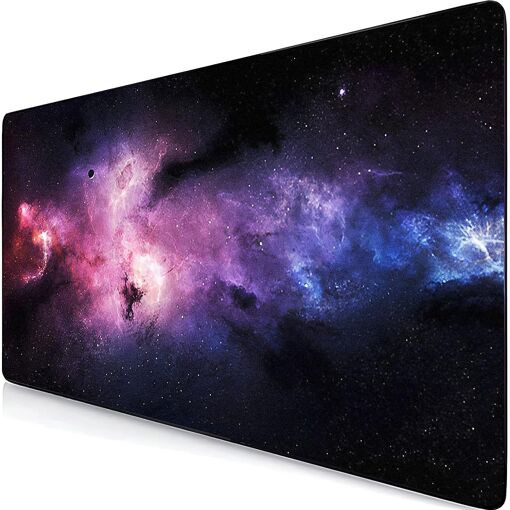 KALANKA XXL Gaming Mouse Pad - 800 x 400 mm - Large Non-Slip Base - Enhances Speed and Precision - Cosmos Pattern