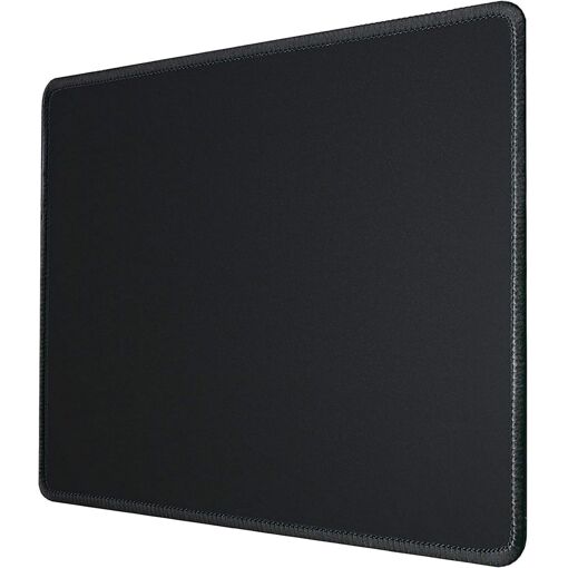 Tapis de souris Kalanka M, 32 x 27 cm, Thème Noir, Pad de Souris en Tissu, Antidérapant, Silencieux, Compatibilité avec Souris Optiques et Lasers, Facile à Entretenir