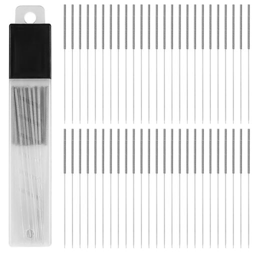 KALANKA 30-Piece Cleaning Needles for 3D Printer Nozzles, 0.4 mm Steel Needle Cleaning Head for 3D Printing Accessories