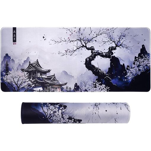 KALANKA XXL Gaming Mouse Pad, 800 x 300mm, Waterproof Anti-Slip with Seamed Edges for Gamers, Computers, Laptops - Enhances Precision and Speed