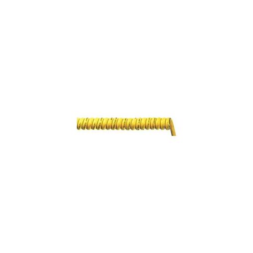 Câble en spirale LAPP ÖLFLEX® 540 P, 2x1 mm², Jaune, 1000 mm / 3500 mm, Réf. 73220125
