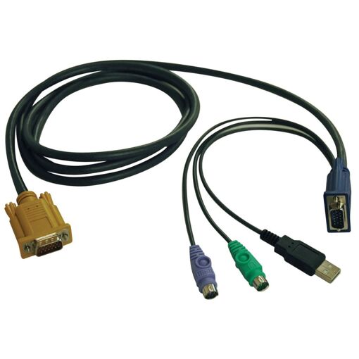 Kit de cableado KVM Eaton Tripp Lite Serie 6 pies USB/PS2