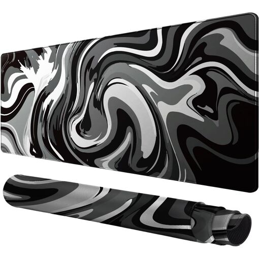 KALANKA - Large Gaming Mouse Pad with Anti-Slip Base and Seamed Edges