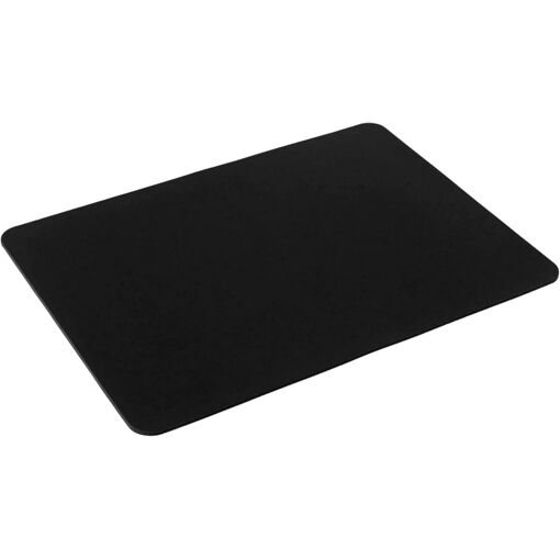 Kalanka S Mouse Pad, 25 x 20 cm, Small Gaming Mousepad, Black Design, Fabric Mouse Pad, Non-Slip, Silent, Office & Home, Washable, Rollable, Laser Cut
