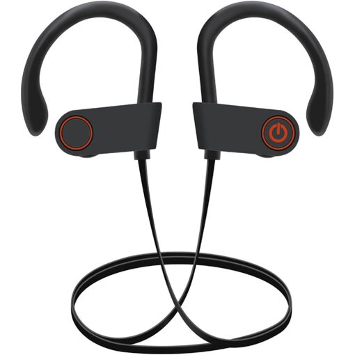 Auriculares Bluetooth KALANKA, Auriculares Deportivos Inalámbricos con Micrófono para Correr, Gimnasio y Aire Libre