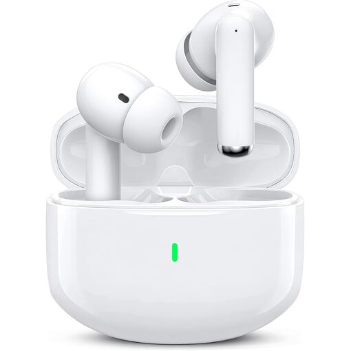 Auriculares Bluetooth KALANKA, Auriculares Inalámbricos con Reducción de Ruido ENC 4.0, 46h de Son Estéreo de Alta Calidad, Resistente al Agua IP7 Control Táctil para iPhone Android
