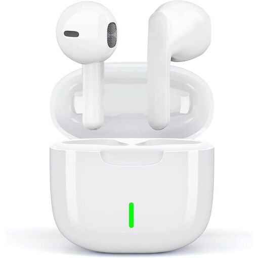 Auriculares Bluetooth KALANKA inalámbricos, Bluetooth 5.3 Intraaurales con cancelación de ruido ENC 4 micrófonos, 50h Son estéreo de alta fidelidad Control táctil, Resistente al agua IP7 para deportes iPhone Android