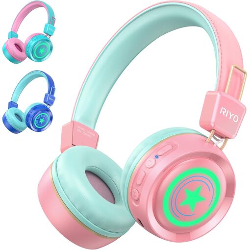 Auriculares inalámbricos para niños KALANKA con luces LED