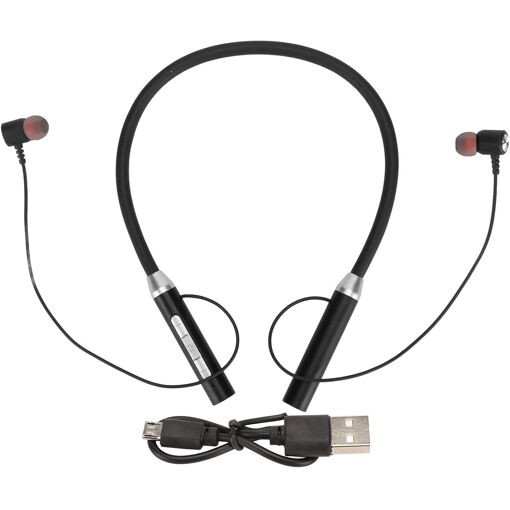 Auriculares KALANKA para el Deporte sin Cable, V5.2 IPX5 Estancos con 8 Horas de Reproducción (Negro)