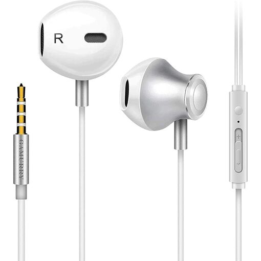 Auriculares inalámbricos KALANKA con cancelación de ruido, bajos potentes, sonido HD con micrófono y controlador, estéreo de 3.5 mm