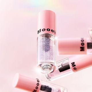Aceite labial hidratante Mooekiss para un aspecto rebosante y radiante - Destellos de Diamante Púrpura (1.8g)