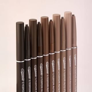 Lápiz de cejas Peripera automático, 5 colores #01 Negro Marrón