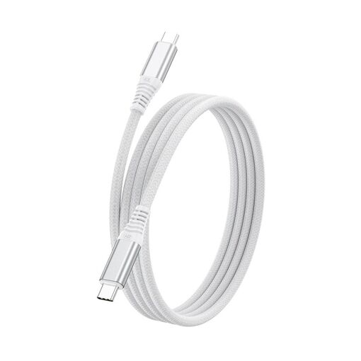 240W USB-C to USB-C Cable for Phones, Laptops and More - 2m, White