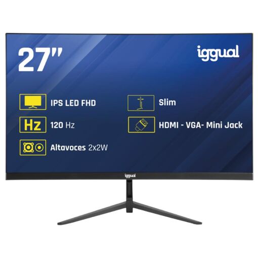 Igual ML27SMM 27" Full HD LED Screen, Black
