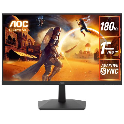 AOC G1 24-inch Gaming Monitor, 1920x1080p Full HD, 180Hz, HDR, 1ms Response Time