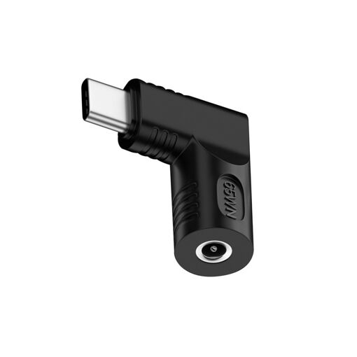 65W DC Female to USB Type-C Male Adapter - Efficiently Power Your Devices