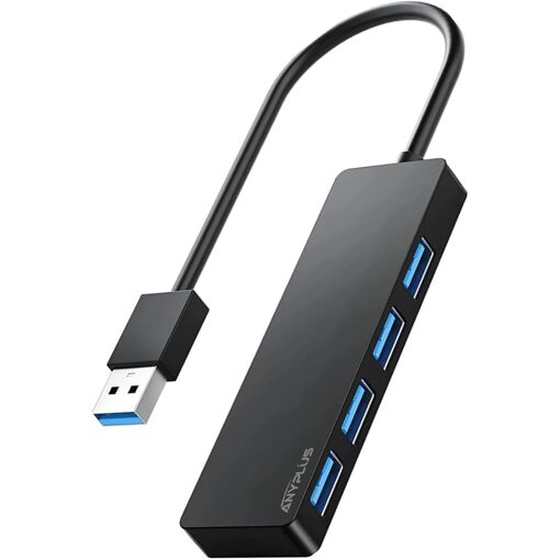 KALANKA 4-Port USB Hub, 5Gbps High-Speed Multiport Adapter