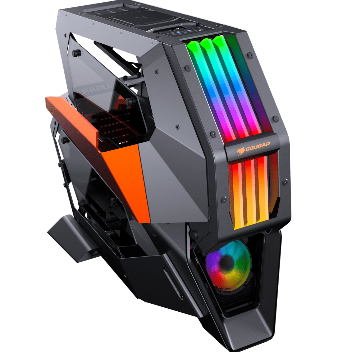 Caja para PC de juego Cougar Gaming - CONQUER 2 Metal RGB