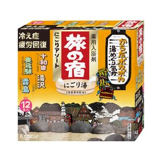 Sal de baño Tabinoyado Onsen de Kracie, 25g x 12 sobres