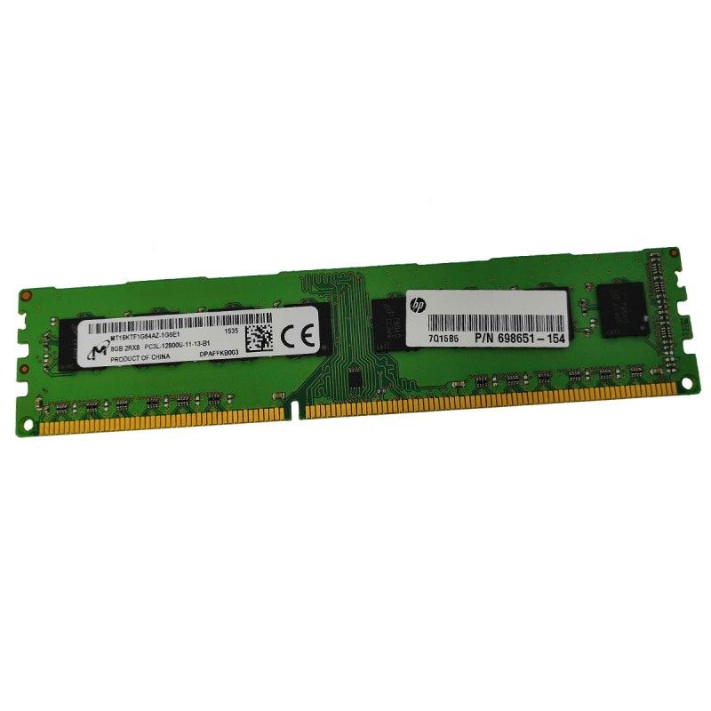 Micron 8GB DDR3 PC3L-12800U RAM (MT16KTF1G64AZ-1G6E1)
