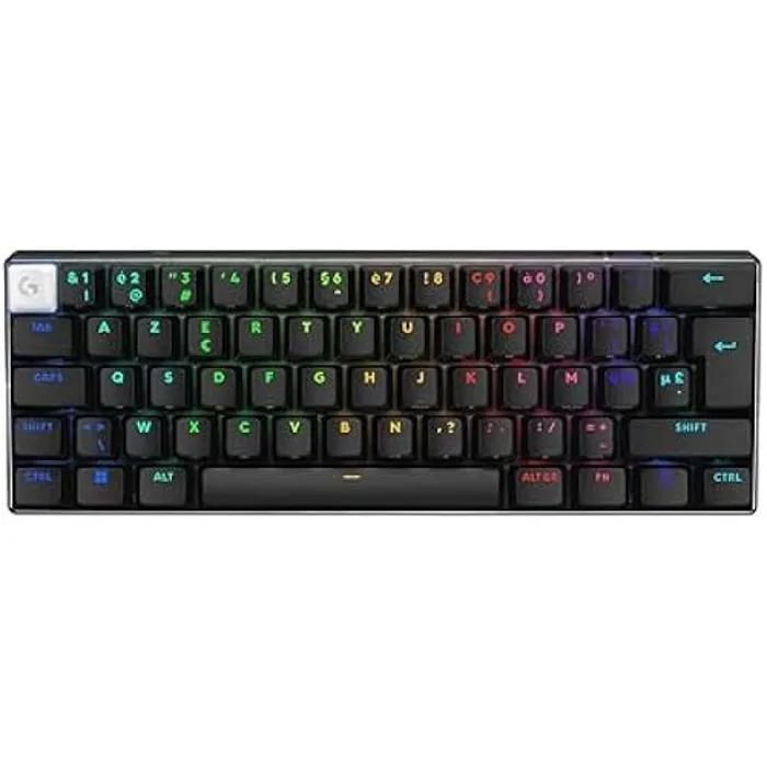 Teclado mecánico gaming Logitech G Pro X 60 Lightspeed TKL 60% - Iluminación RGB