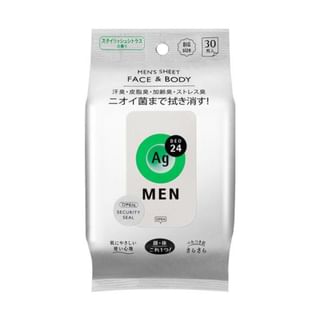 Toallitas faciales y corporales Shiseido Ag Deo 24 para hombres