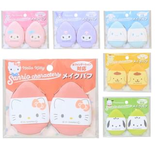 AI PLANNING - Esponja de maquillaje con personajes de Sanrio (lote de 2)