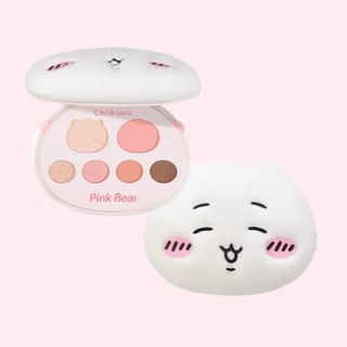 Paleta de sombras de ojos Pink Bear Colección Chiikawa