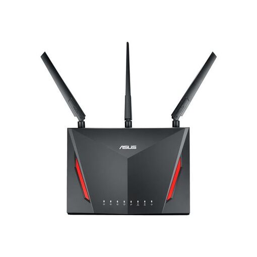 Asus RT-AC86U - 4-Port Wireless Router - 1GbE - Wi-Fi 5 - Dual Band