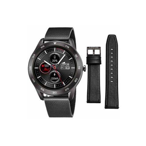 Smartwatch Lotus (40mm, Negro, Resistente al agua de 50m)
