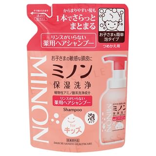Champú capilar medicado Minon, sin enjuague, recarga de 320 ml