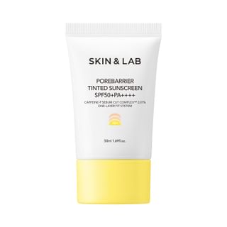 Sunscreen con coloración y barrera de poros SKIN&LAB