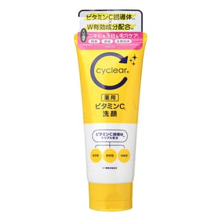Limpiador facial medicado Cyclear con vitamina C de KUMANO COSME, 120g