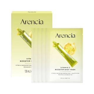 Set de mascaras faciales booster de vitamina C Arencia