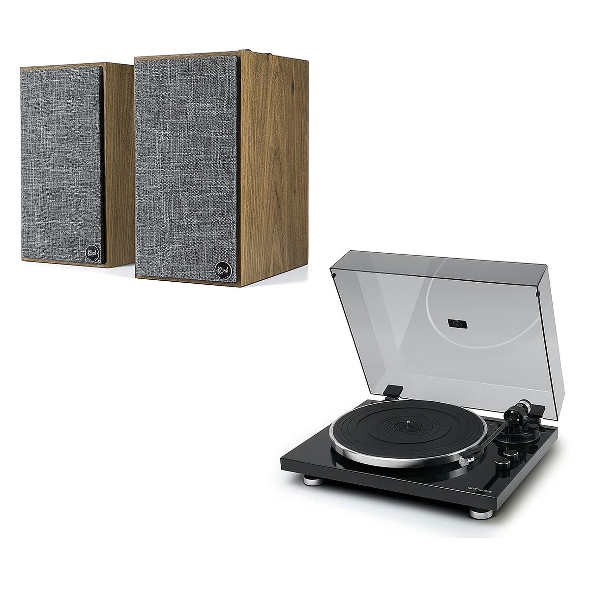 Muse MT-109 BTO Black + Klipsch The Fives Walnut