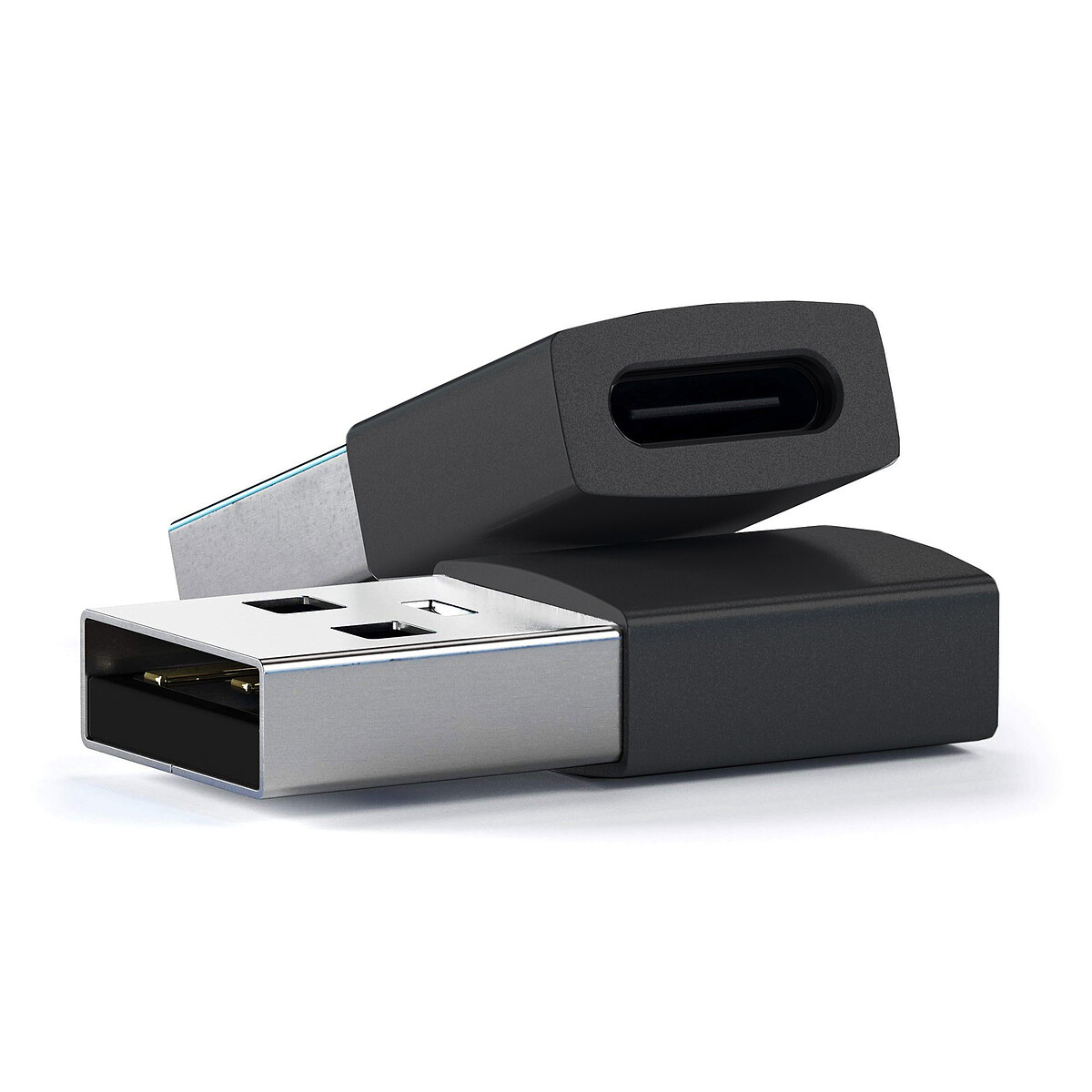 Satechi USB 3.0 USB-A to USB-C Adapter - Black (2 Pack)