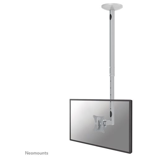 Support de plafond Neomounts FPMA-C050SILVER pour écrans de 10 à 30 pouces - Hauteur 60-85 cm