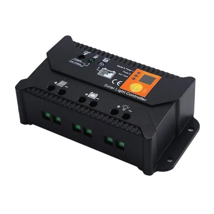 Regulador de carga solar - AZO DIGITAL SOL-10S - 10A - IP30 - Pantalla integrada