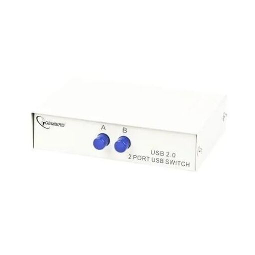 Conmutador USB Gembird - 2 puertos - Manual