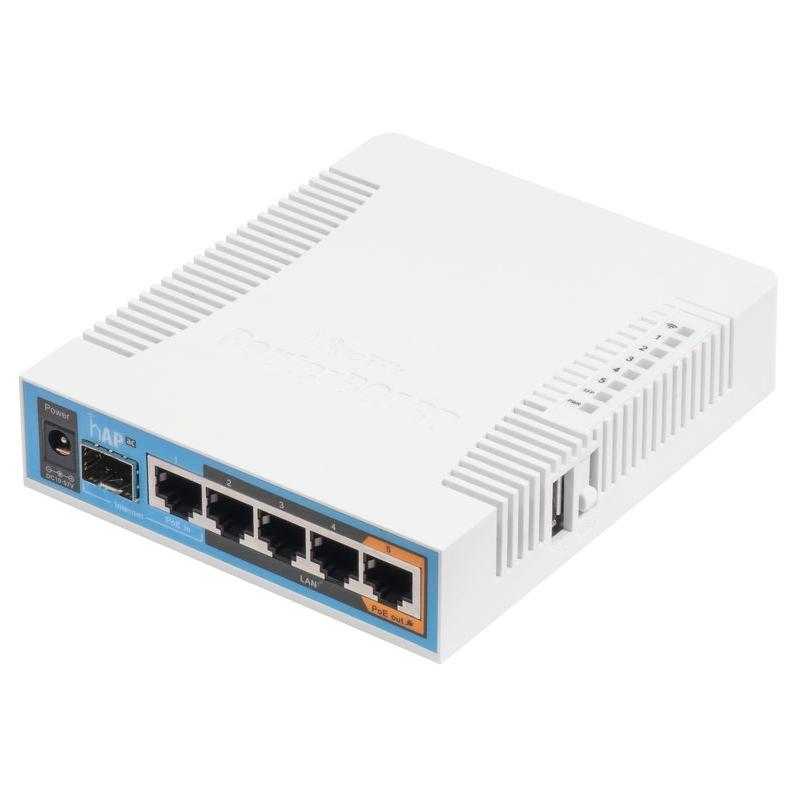 Mikrotik hAP ac 500Mbps White Ethernet Connector, PoE Supported