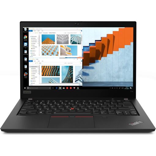 Ordinateur portable Lenovo ThinkPad T14 Gen 2A avec processeur AMD Ryzen 5, 16 Go de RAM et SSD 256 Go. Écran IPS Full HD, idéal pour le travail.